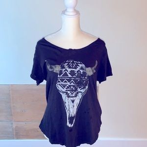 Brokedown Clothing distressed t-shirt